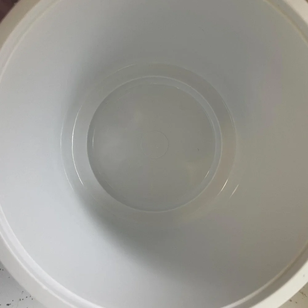 VTG Spring Tulip Ice Bucket w Lid 1970s Retro Garden Party Mid-Century Barware